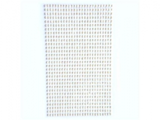 Kryszta�ki samoprzylepne DPCRAFT 3mm, 806 szt. - opalescent