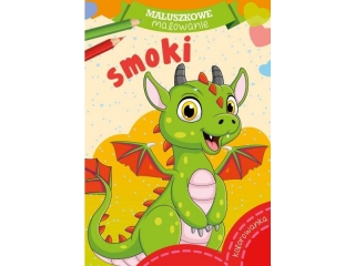 Kolorowanka SKRZAT Maluszkowe malowanie - Smoki