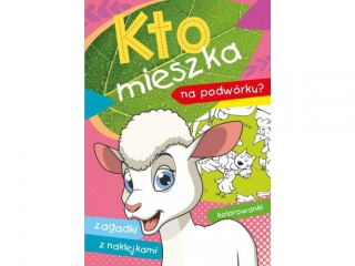 Kolorowanka SKRZAT Kto mieszka na podwórku?