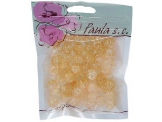 Korale PAULA 12mm - jasnopomara�czowe