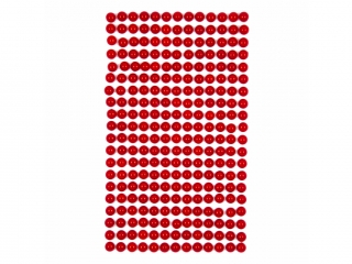 Pere�ki samoprzylepne DPCRAFT 6mm 260szt - red