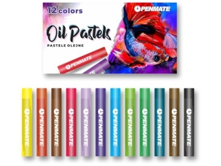 Pastele olejne PENMATE 12 kolorów