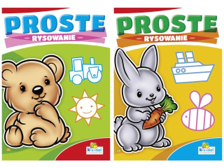 Kolorowanka KRZESIEK A4 16k. Proste rysowanie mix