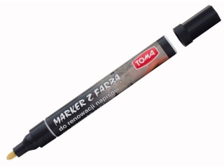 Marker do renowacji napisw na nagrobkach TOMA czarny