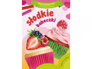 Kolorowanka SKRZAT Maluszkowe malowanie - Słodkie babeczki