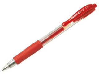 D�ugopis �elowy PILOT G2 czerwony