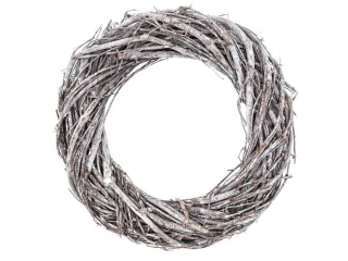 Wianek z ga��zek DPCRAFT 20cm bielony