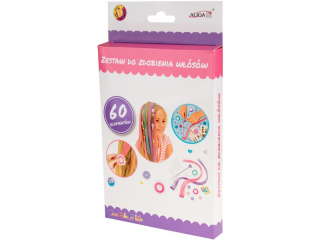 Zestaw do zdobienia włosów KW-0369 60 elementów