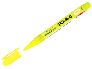 Marker olejowy TOMA 1, 5mm - ��ty neon