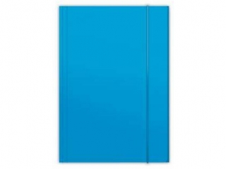 Teczka z gumk� PENMATE A4 Top - b��kitna