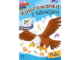 Kolorowanka SKRZAT z tatua�ami - Ptaki