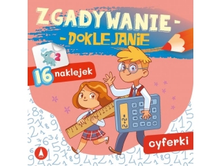 Ksi��eczka SKRZAT Zgadywanie-doklejanie - Cyferki