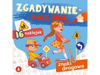 Ksi��eczka SKRZAT Zgadywanie-doklejanie - Znaki drogowe