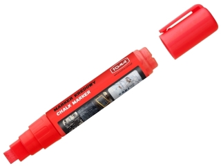 Marker kredowy TOMA ko�c�wka �ci�ta 5x8mm 8g czerwony