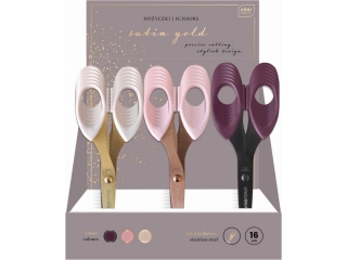 No�yczki INTERDRUK 16cm Satin Gold