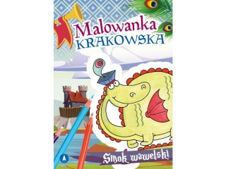 Kolorowanka SKRZAT Malowanka krakowska. Smok wawelski