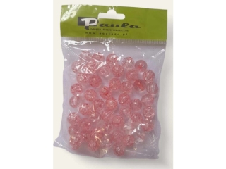 Korale PAULA 12mm - akryl r�owe