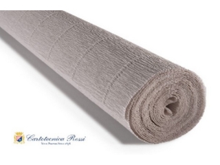 Krepina Włoska Cartotecnica Rossi 180g/m² 20E7 Szary jasny, 50cm x 250cm