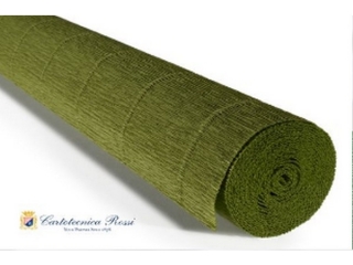 Krepina W�oska Cartotecnica Rossi 180g/m² 622 Zielony zgni�y, 50cm x 250cm