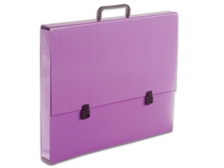 Teczka z r�czk� PENMATE A3  w�ska wrzosowa