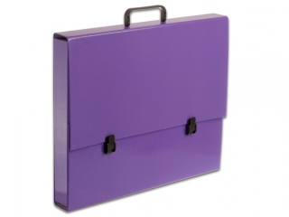 Teczka z r�czk� PENMATE A3  w�ska fioletowa pastelowa