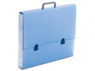 Teczka z r�czk� PENMATE A3  w�ska niebieska pastelowa