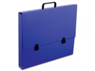 Teczka z r�czk� PENMATE A3  w�ska kobaltowa