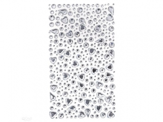 Kryszta�ki samoprzylepne DPCRAFT 250 szt. Crystal