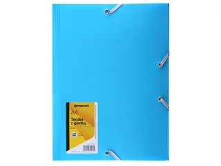 Teczka z gumk� PENAMETE A4 PP-101 niebieska