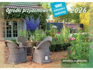 Kalendarz cienny rodzinny LUCRUM - Ogrdki przydomowe 2026