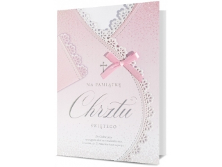 Kartki karnet HM 200-2385 Chrzest