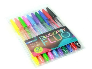 Dugopisy PENWORD fluo 10 kolorw