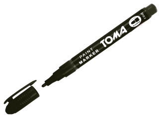 Marker olejowy TOMA 1, 5mm - czarny