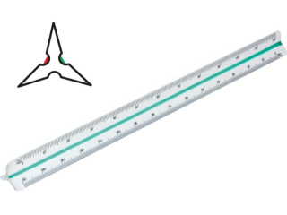 Linijka GRAND skal�wka- 30cm GR-143-30