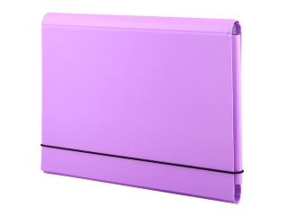 Teczka �amana A4 na gumk� PENMATE - wrzosowa