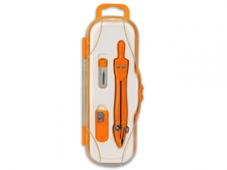 Cyrkiel szkolny PENMATE PC-101 z grafitem 2mm - pomara�czowy