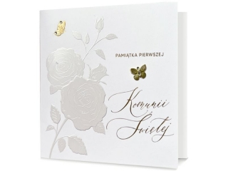 Kartki karnet XXL 19x19cm UK-GOLD-21