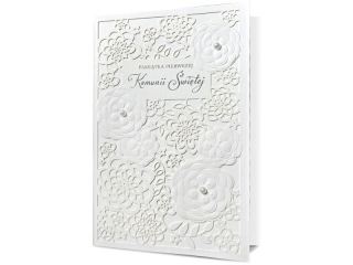 Kartki karnet XXL 23x15cm UK-SILVER-19