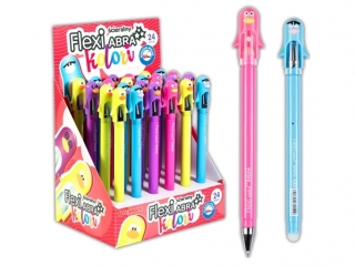 D�ugopis �cieralny PENMATE Flexi Abra Kolori Pingu w displeju 24szt.