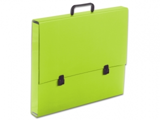 Teczka z r�czk� PENMATE A3  w�ska jasnozielona