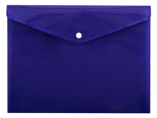 Koperta na zatrzask PENMATE A4 z kieszeni� PP-116 fioletowa