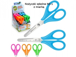 NO�YCZKI SZKOLNE NS-1 Z MIARK� [opakowanie=24szt] (SZPSH)