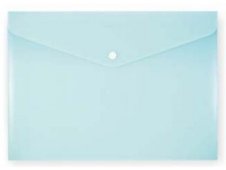 Koperta na zatrzask PENMATE A4 PP-113 zielona pastelowa