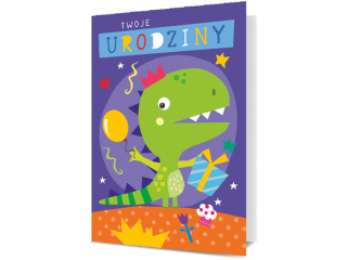 Kartka urodzinowa dla dziecka PAN DRAGON K.B6 1829 Smok
