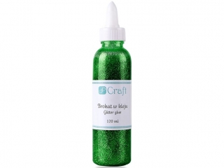 Brokat w kleju DPCRAFT 120ml - dark green