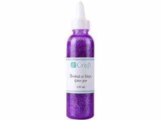 Brokat w kleju DPCRAFT 120ml - purple