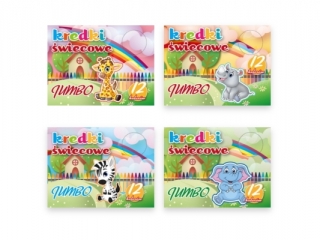 Kredki �wiecowe PENWORD 12 kolor�w jumbo premium 7712