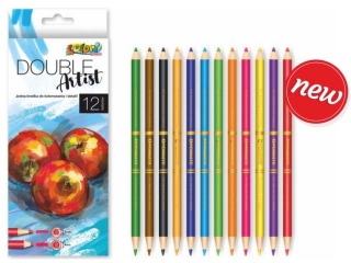 Kredki PENMATE Kolori premium dwustronne 12 kolor�w 4/3mm