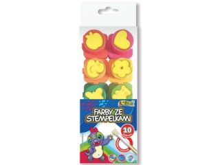 Farby ze stempelkami PENMATE Kolori 10 kolor�w 20ml
