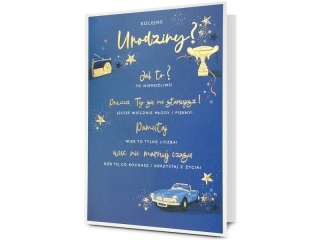 Kartki karnet HM 200-2977 Urodziny